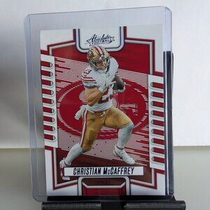2023 Panini Absolute - Christian McCaffrey #43 Red + Case